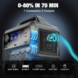GRECELL Portable Power Station 300W, 230Wh LiFePO4 (LFP) Battery, 1.5hrs Fast Charging, 2 Up to 300W(Peak 600W) AC Outlets, Solar Generator for Outdoor Camping/RVs/Home Use - 2