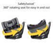 Safety 1st Turn and Go 360 DLX Rotating All-in-One Car Seat, Provides 360° seat Rotation, High Street - 2