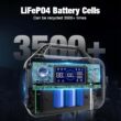 GRECELL Portable Power Station 300W, 230Wh LiFePO4 (LFP) Battery, 1.5hrs Fast Charging, 2 Up to 300W(Peak 600W) AC Outlets, Solar Generator for Outdoor Camping/RVs/Home Use - 4