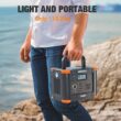 Portable Power Station 300W (Peak 600W), GRECELL 288Wh Solar Generator with 60W USB-C PD Output, 110V Pure Sine Wave AC Outlet Backup Lithium Battery for Outdoors Camping Travel Hunting Home Blackout - 2
