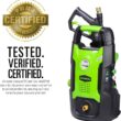 Greenworks 1600 PSI (1.2 GPM) Electric Pressure Washer (Ultra Compact / Lightweight / 20 FT Hose / 35 FT Power Cord) Great For Cars, Fences, Patios, Driveways - 2