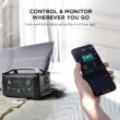 EF ECOFLOW RIVER 288Wh Portable Power Station,3 x 600W(Peak 1200W) AC Outlets & LED Flashlight, Fast Charging Silent Solar Generator (Solar Panel Optional) for Emergencies Home Outdoor Camping RV - 6