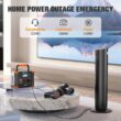 Portable Power Station 300W (Peak 600W), GRECELL 288Wh Solar Generator with 60W USB-C PD Output, 110V Pure Sine Wave AC Outlet Backup Lithium Battery for Outdoors Camping Travel Hunting Home Blackout - 6