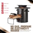 Ironclad Supply Rocket Stove – Camping Wood Stove for Emergency Preparedness, Survival, Off Grid Living Supplies