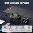 GRECELL Portable Power Station 300W, 230Wh LiFePO4 (LFP) Battery, 1.5hrs Fast Charging, 2 Up to 300W(Peak 600W) AC Outlets, Solar Generator for Outdoor Camping/RVs/Home Use - 3