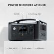 EF ECOFLOW RIVER 288Wh Portable Power Station,3 x 600W(Peak 1200W) AC Outlets & LED Flashlight, Fast Charging Silent Solar Generator (Solar Panel Optional) for Emergencies Home Outdoor Camping RV - 4