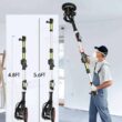 MYTOL Drywall Sander, 7.2A Electric Drywall Sander with Vacuum Dust Collection, 6 Variable Speed 900-1800RPM