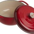 Lodge 6 Quart Enameled Cast Iron Dutch Oven with Lid – Island Spice Red