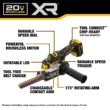 DEWALT 20V MAX XTREME Cordless Bandfile Power Tool Belt Sander, Bare Tool Only (DCM200B)