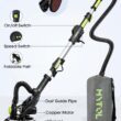 MYTOL Drywall Sander, 7.2A Electric Drywall Sander with Vacuum Dust Collection, 6 Variable Speed 900-1800RPM