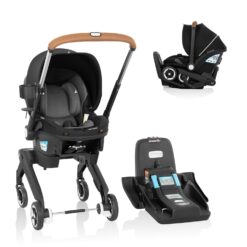 Evenflo Gold Shyft DualRide Infant Car Seat and Stroller Combo with Carryall Storage (Moonstone Gray)