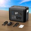 Portable Power Station 350W, Powkey 260Wh/70,000mAh Backup Lithium Battery, 110V Pure Sine Wave Power Bank with 2 AC Outlets, Portable Generator for Outdoors Camping Travel Hunting Emergency - 8