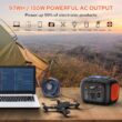 Portable Power Station 97Wh Power Bank 26400mAh Battery Pack Fasting Charging 150W AC Outlet Solar Generators with Wireless Charging Battery Bank LED Flashlight Power Supply for Camping RV Emergency - 2