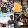 Portable Power Station 97Wh Power Bank 26400mAh Battery Pack Fasting Charging 150W AC Outlet Solar Generators with Wireless Charging Battery Bank LED Flashlight Power Supply for Camping RV Emergency - 7