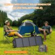 Portable Power Station EnginStar 300W Solar Generator 110V 296Wh Power Bank Two Pure Sine Wave AC Outlet 80000mAh Lithium Battery Pack for Camping Outdoors Trip RV Hunting Vans Emergency Backup - 8
