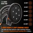 WEN DW5062 Variable Speed 5-Amp Drywall Sander with 15-Foot Dust Hose , Black