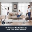 EUREKA Cordless Cleaner for Home, RapidClean Ultra 20kpa Powerful Suction for Hard Floor &Pet Hair,40min Runtime, NEC370GR, Green