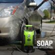 Greenworks 1600 PSI (1.2 GPM) Electric Pressure Washer (Ultra Compact / Lightweight / 20 FT Hose / 35 FT Power Cord) Great For Cars, Fences, Patios, Driveways - 6