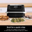 Ninja DZ071 Foodi 6-in-1 DualZone FlexBasket Air Fryer with 7-QT MegaZone & Basket Divider, Large Proteins & Full Meals, Smart Finish Cook 2 Foods 2 Ways, Large Capacity, Air Fry, Bake & More, Black - 5