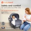 Baby Trend Ally Newborn Baby Infant Car Seat Carrier Travel System with Harness and Extra Cozy Cover for Babies Up to 35 Pounds, Gray Magnolia - 8