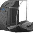 Durasage Lightweight Portable Personal Steam Sauna Spa for Relaxation at Home, 60 Minute Timer, 800 Watt Steam Generator, Chair Included - 8
