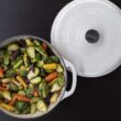 Lodge 6 Quart Enameled Cast Iron Dutch Oven with Lid – Oyster White