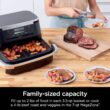 Ninja DZ071 Foodi 6-in-1 DualZone FlexBasket Air Fryer with 7-QT MegaZone & Basket Divider, Large Proteins & Full Meals, Smart Finish Cook 2 Foods 2 Ways, Large Capacity, Air Fry, Bake & More, Black - 7