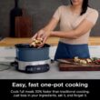 Ninja MC1101 Foodi Everyday Possible Cooker Pro, 8-in-1 Versatility, 6.5 QT, Midnight Blue