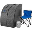 Durasage Lightweight Portable Personal Steam Sauna Spa for Relaxation at Home