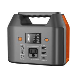EnginStar Portable Power Station 150W 155Wh Solar Generator 110V 42000mAh Portable Power Bank w/AC Outlet