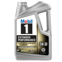 Mobil 1 Extended Performance Full Synthetic Motor Oil 5W-30, 5 Quart