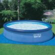 Intex 18-ft x 18-ft x 48-in Inflatable Top Ring Round Above-Ground Pool with Filter Pump, Pool Cover and Ladder