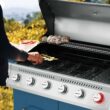 Royal Gourmet Blue 6-Burner Liquid Propane Gas Grill with 1 Side Burner