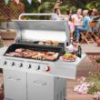 Royal Gourmet Stainless Steel 6-Burner Liquid Propane Gas Grill with 1 Side Burner