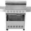 Monument Clearview Stainless Steel 4-Burner Liquid Propane and Natural Gas Grill with 1 Side Burner