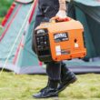 GENMAX Quiet and Portable Gasoline Inverter Generator - Up to 1200 Running Watts, 6.5 Hour Run Time, Lightweight and Fuel Efficient