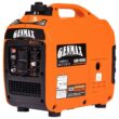 GENMAX Quiet and Portable Gasoline Inverter Generator - Up to 1200 Running Watts, 6.5 Hour Run Time, Lightweight and Fuel Efficient