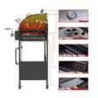 Royal Gourmet Black and Silverred Combo Grill Royal Gourmet Black and Silverred Combo Grill