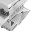 Monument Clearview Stainless Steel 4-Burner Liquid Propane and Natural Gas Grill with 1 Side Burner