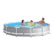 Intex 26710EH + 28005E 12-ft x 12-ft x 30-in Steel Wall Panels Round Above-Ground Pool