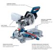 Bosch GCM18V-07SN14 7-1/4-in 8-Amp 18-volt Single Bevel Sliding Compound Cordless Miter Saw
