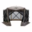 Gazelle Gazelle G6 12ft x 12ft 6-Sided Pop Up Portable 8 Person Gazebo Tent, Desert Sand