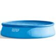 Intex 18-ft x 18-ft x 48-in Inflatable Top Ring Round Above-Ground Pool with Filter Pump, Ground Cloth, Pool Cover and Ladder