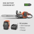Husqvarna Power Axe 350i 40-volt 18-in Brushless Battery 7.7 Amp 7.5 Ah Chainsaw (Battery and Charger Included)