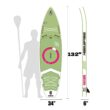 Gaierptone Inflatable Stand Up Paddle Board 11-ft Inflatable Stand Up Paddle Board