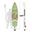 Flynama Inflatable Stand Up Paddle Board 11-ft Inflatable Stand Up Paddle Board