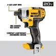 DEWALT 4-Tool 20-Volt Max Power Tool Combo Kit with Soft Case (2-Batteries and charger Included)
