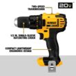 DEWALT 4-Tool 20-Volt Max Power Tool Combo Kit with Soft Case (2-Batteries and charger Included)