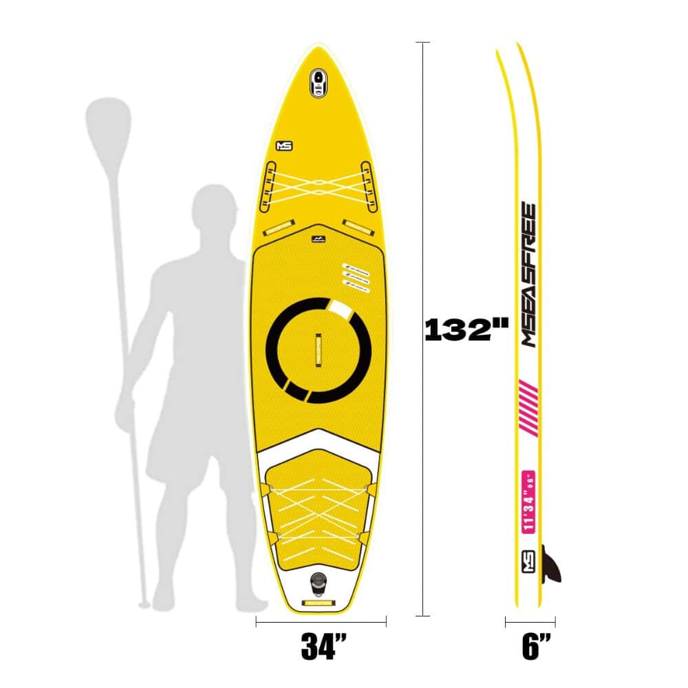ZAKLOOP Inflatable Stand Up Paddle Board 11-ft Inflatable Stand Up Paddle Board ZAKLOOP Inflatable Stand Up Paddle Board 11-ft Inflatable Stand Up Paddle Board - Image 6