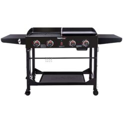 Royal Gourmet Black 4-Burner Liquid Propane Gas Grill